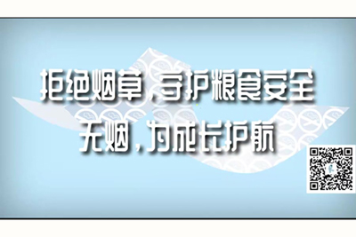 艹B精品视频网站拒绝烟草，守护粮食安全